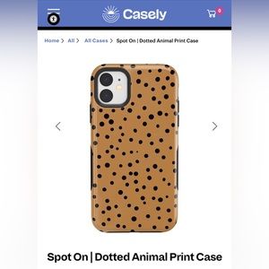 Casely iPhone 11 Case - Dotted Animal Print